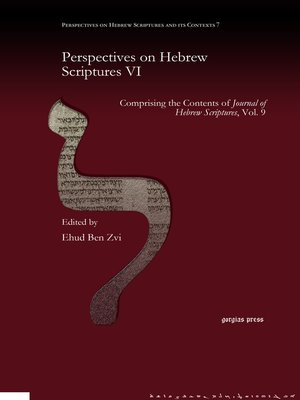 cover image of Perspectives on Hebrew Scriptures VI